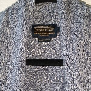 Pendleton Women's Blue Cardigan Sweater